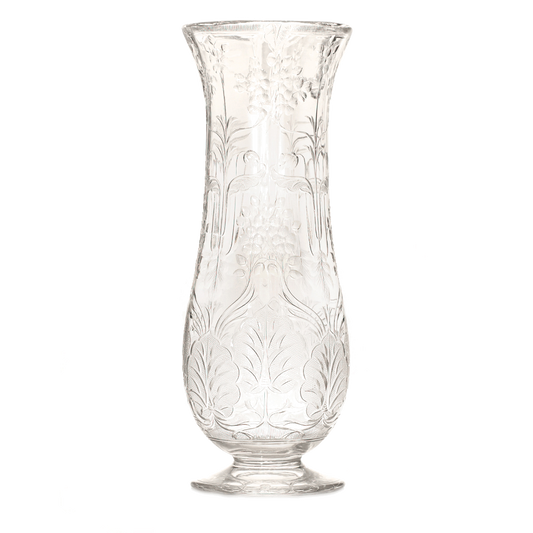 #12153 - Art Nouveau Rock Crystal Vase by Webb