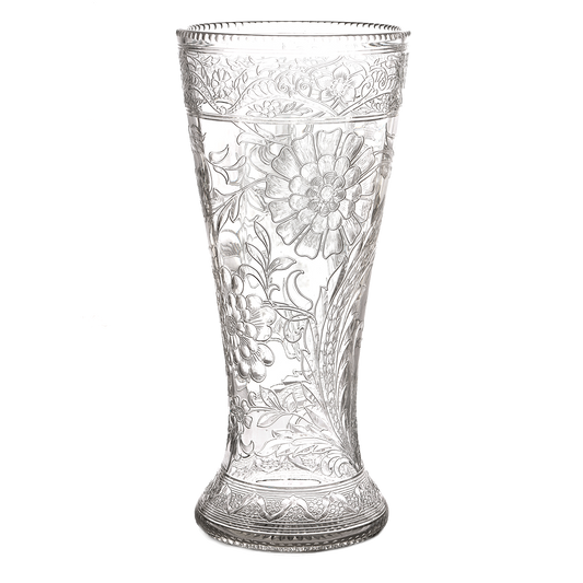 #12154 - Thomas Webb Rock Crystal Art Nouveau Vase