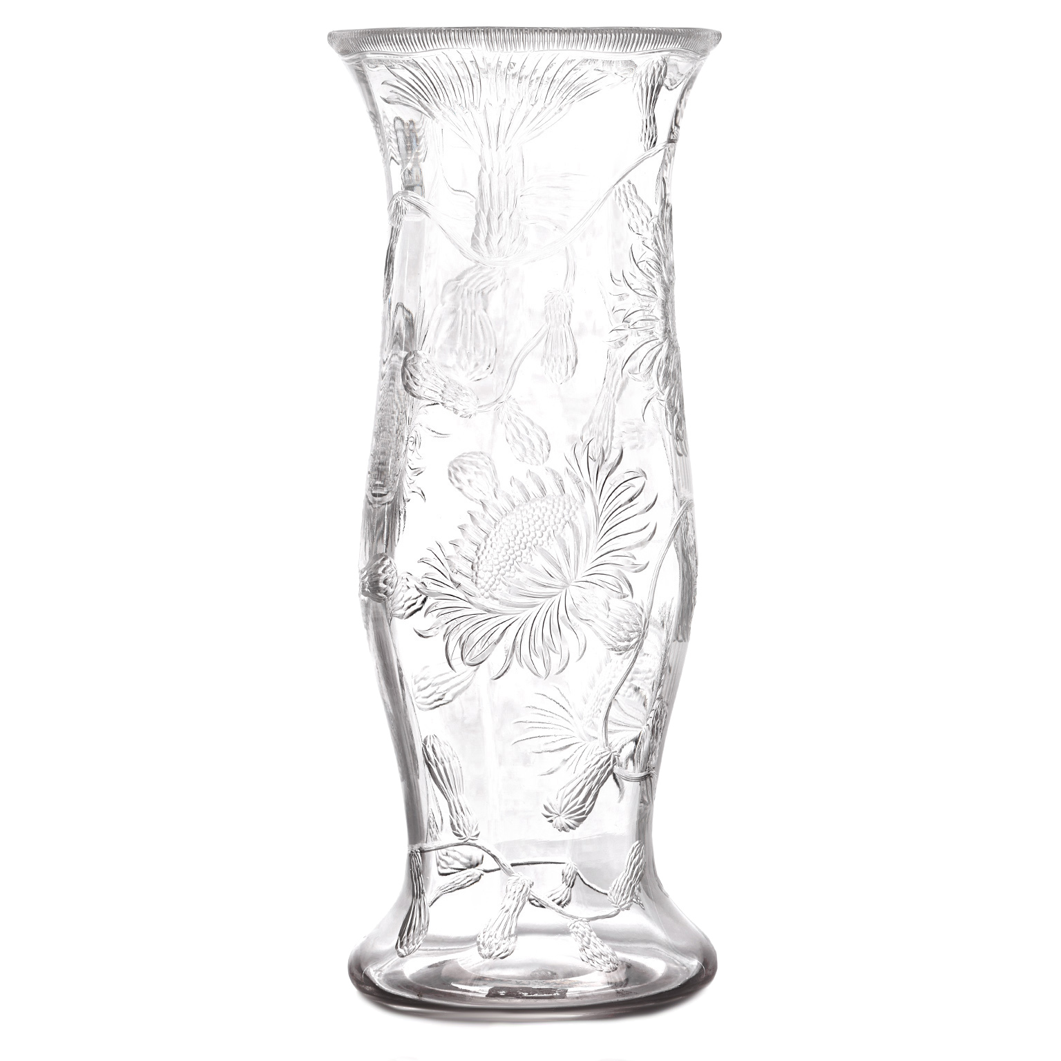 12816 - Gorgeous Thomas Webb Monumental Rock Crystal Vase