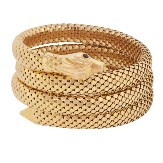 Fab Fifties Gold Snake Bracelet