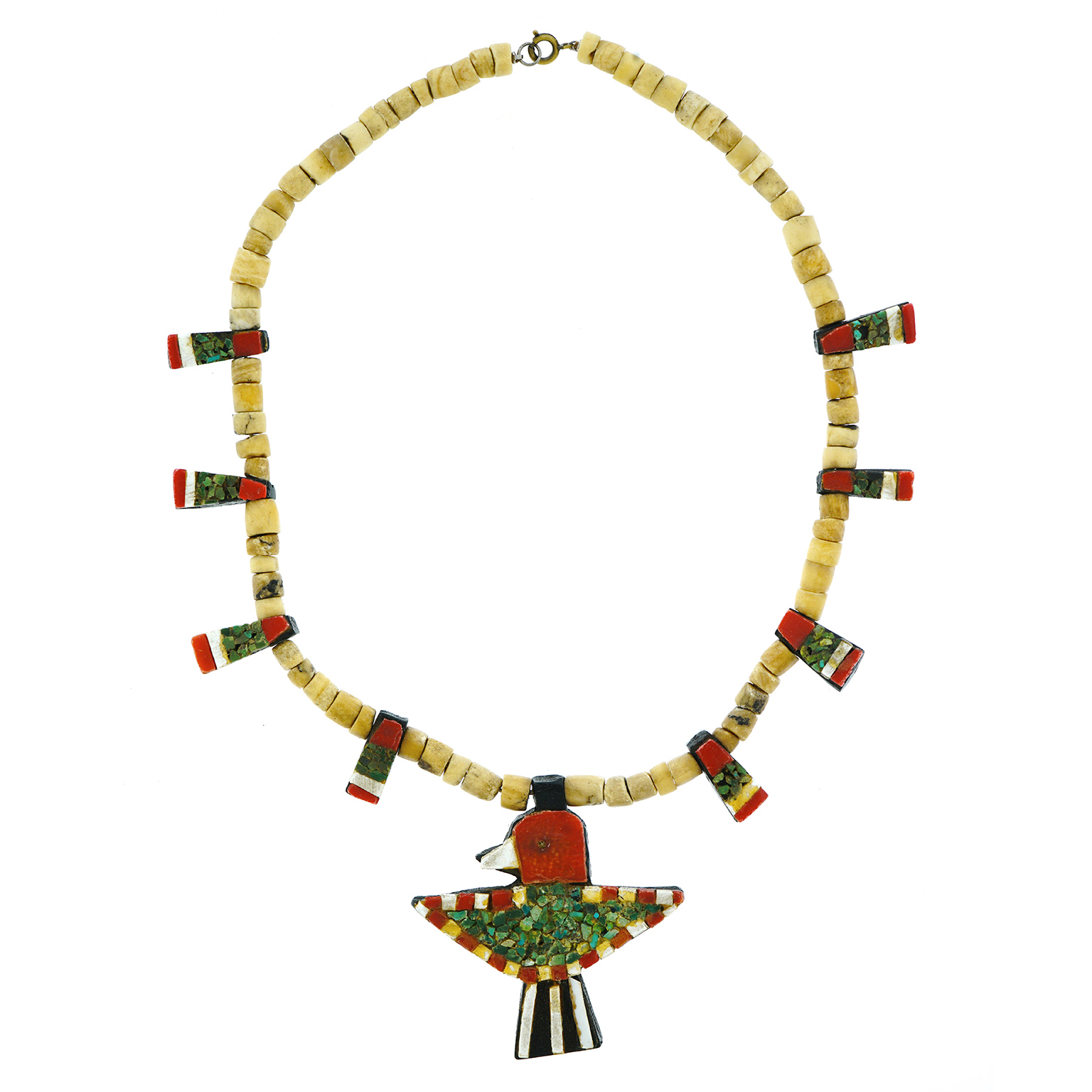 20638 - Santo Domingo Pueblo Necklace c1920s