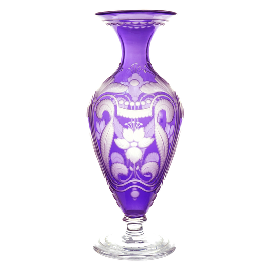 #20788 - Art Nouveau Purple Vase by Libbey