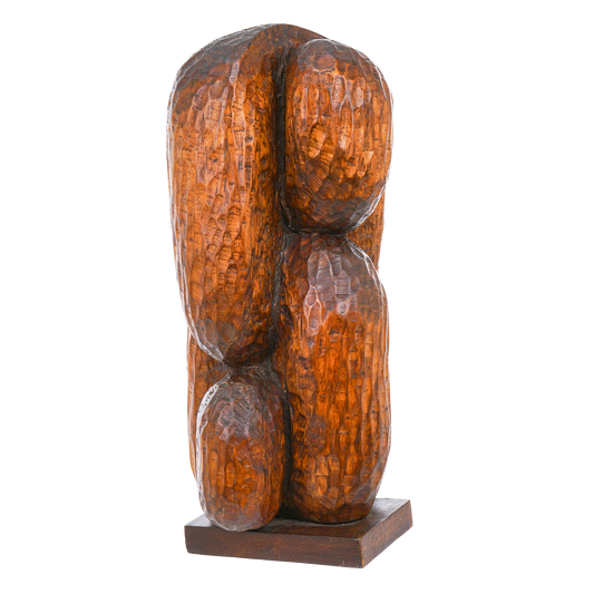 #21220 - Fannie Lager Modernist Wood Sculpture
