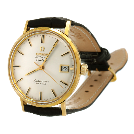 Cartier Signature Omega Seamaster Wristwatch