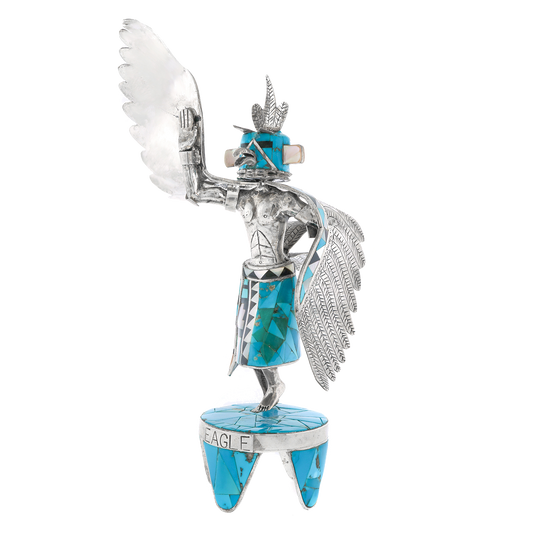 #22277 - Sterling and Turquoise Eagle Dancer