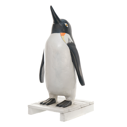 #22497 - Charles Hart Folk Art Penguin Huge