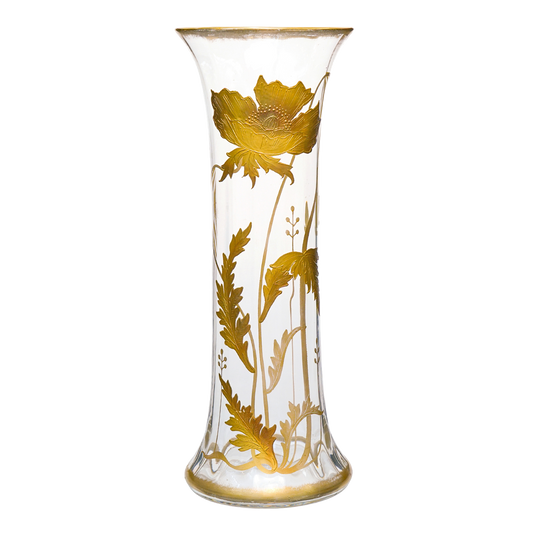 Baccarat Art Nouveau Vase