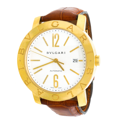 #23557 - Bvlgari Bulgari Model Wristwatch 18k 42mm