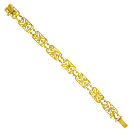 #23788 - Antique French Bracelet 18k c1880s