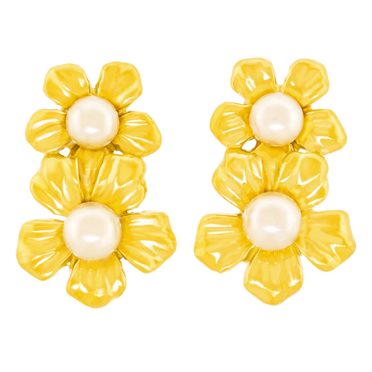 Mikimoto Flower Power Earrings