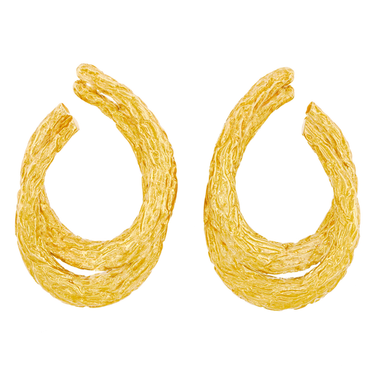 #24169 - Boucheron Double Hoop Clip Earrings