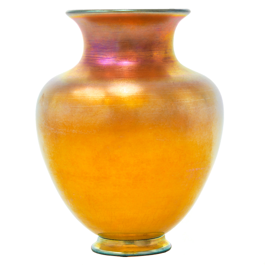 Large Tiffany Studios Gold Favrile Vase