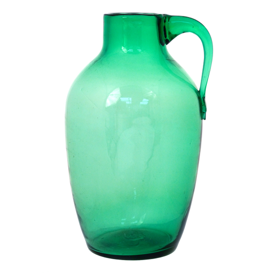 #24281 - Large Green Blenko Jug Vase 50's