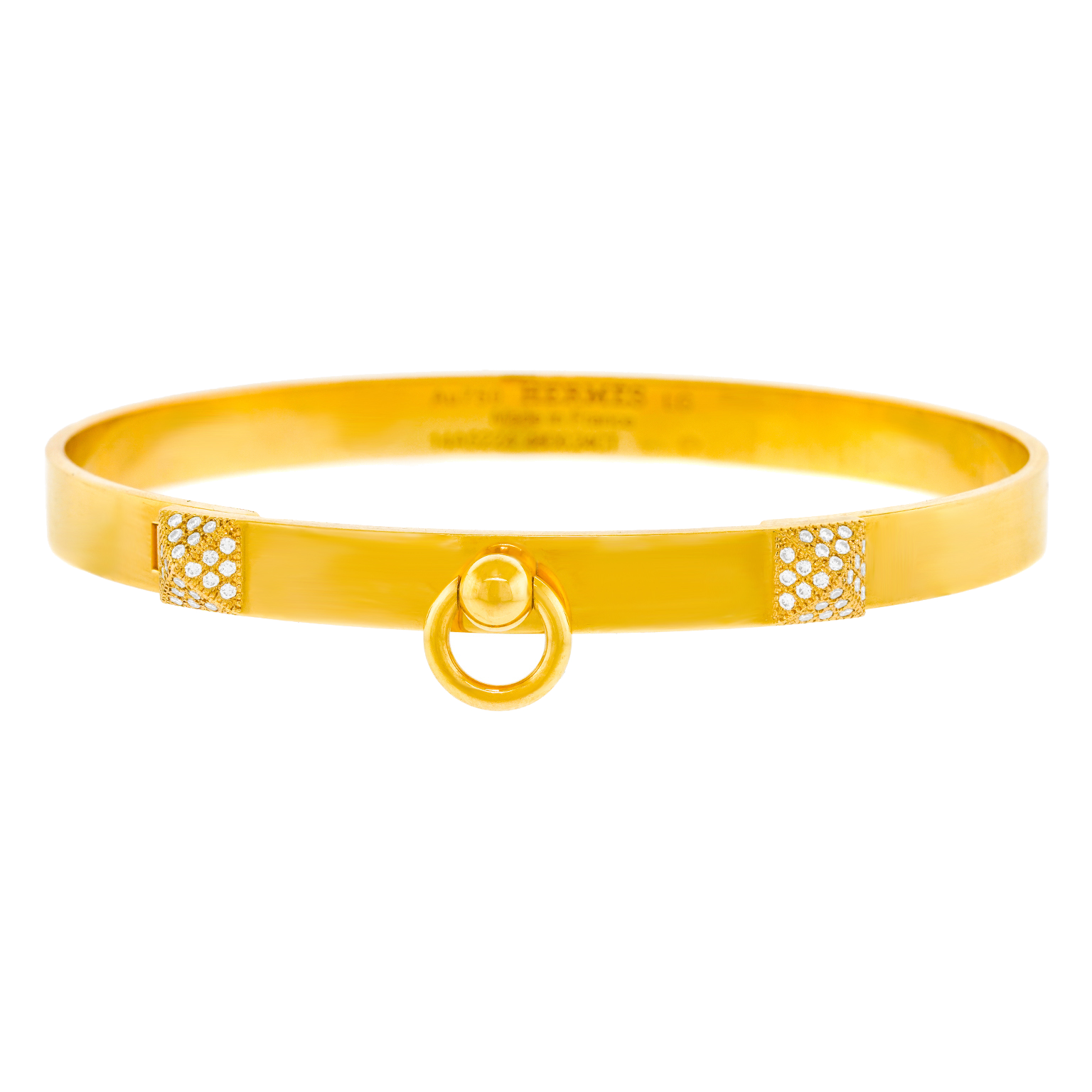 Hermes collier de chien bracelet gold online