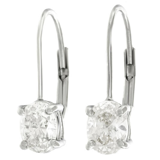 #24461 - Diamond Drop Earrings 18k