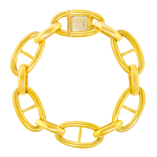 Sixties French Anchor Chain Bracelet