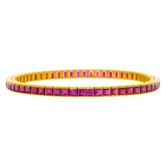 #24501 - Tannler 10 Carat Ruby Line Bracelet