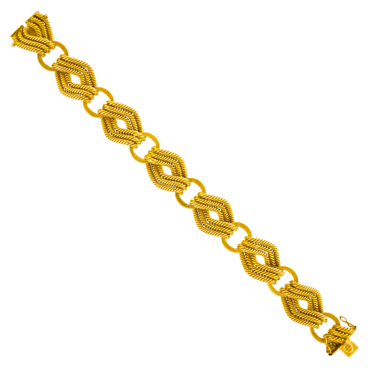 #24508 - Art Deco Gold Bracelet