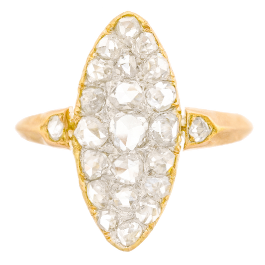 #24535 - Antique Diamond-set Gold Ring