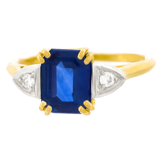 Tiffany & Co. Sapphire & Diamond-set gold Ring