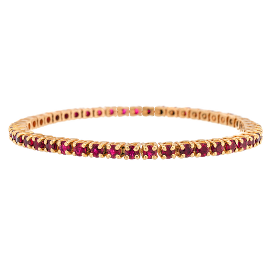 #24787 - Sixties Ruby Line Bracelet