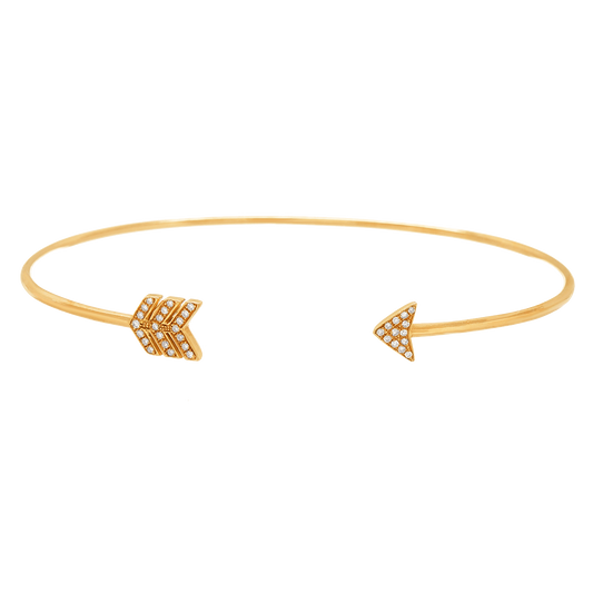 #24796 - Diamond-Set Arrow Bracelet