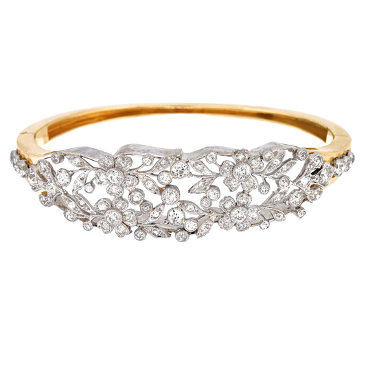 Edwardian Diamond-set Floral Bracelet