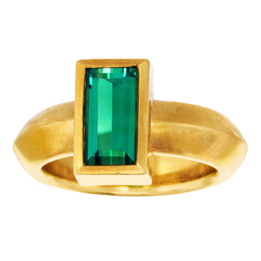 #24888 - Swiss Modern Tourmaline Ring