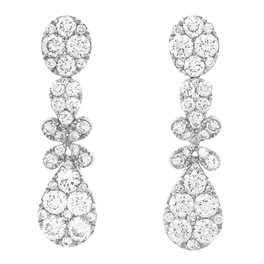 Simon G. Diamond Chandelier Earrings
