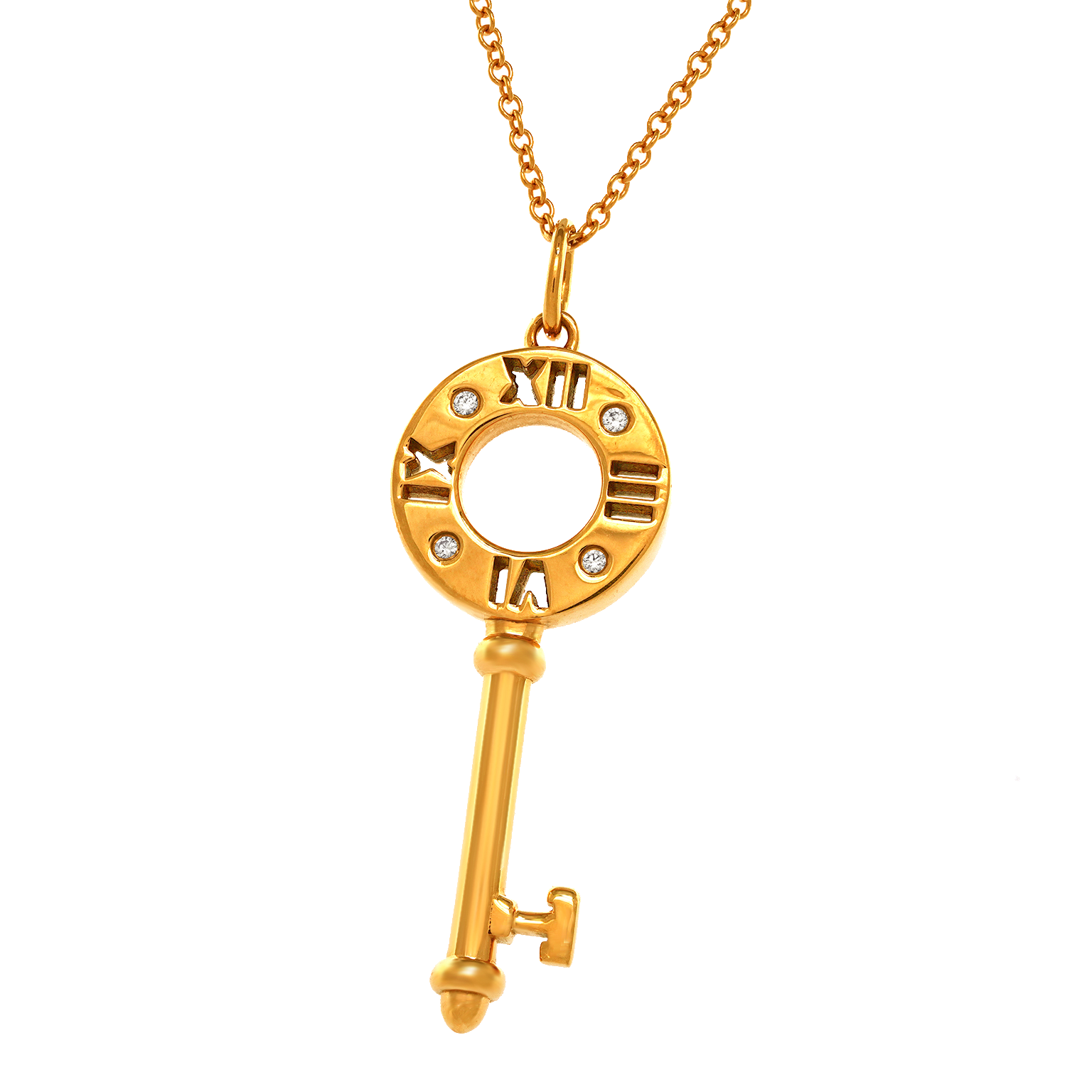 Tiffany atlas key necklace Clearance
