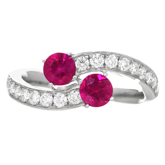 Spark Ruby & Diamond Ring