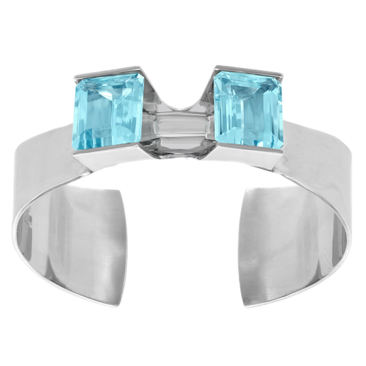 Günter Wyss Hyper-Modern Aquamarine Bracelet