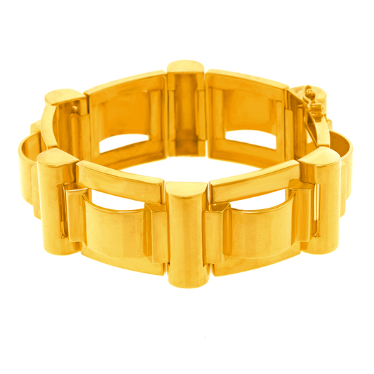 #25356 - Art Deco Gold Bracelet