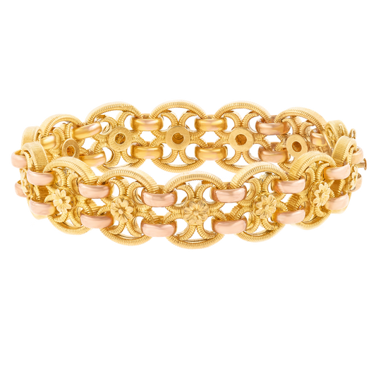 #25377 - Antique Gold Bracelet France