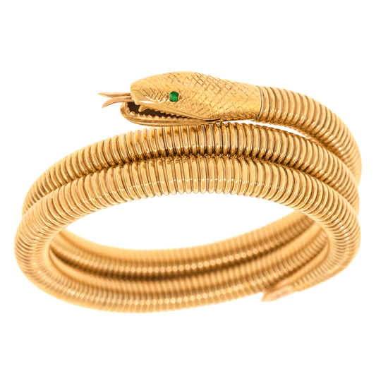 #25385 - Fab Forties Gold Snake Bracelet