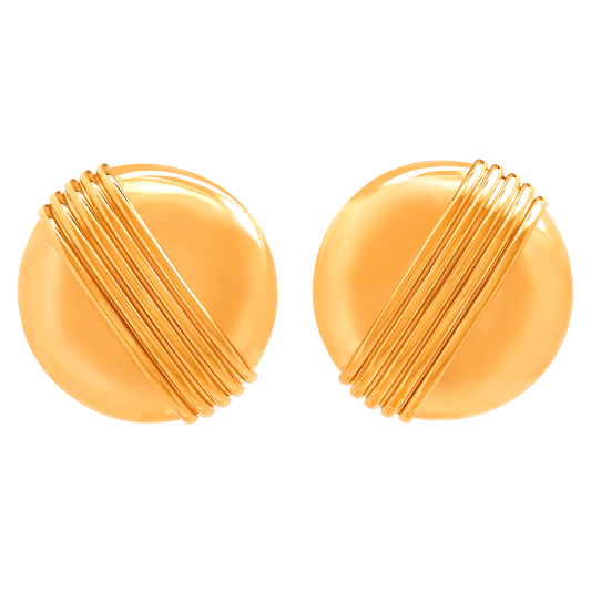 #25418 - Paul Binder Gold Earrings