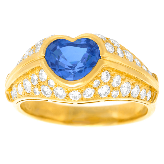 #25437 - Bvlgari Sapphire and Diamond Ring