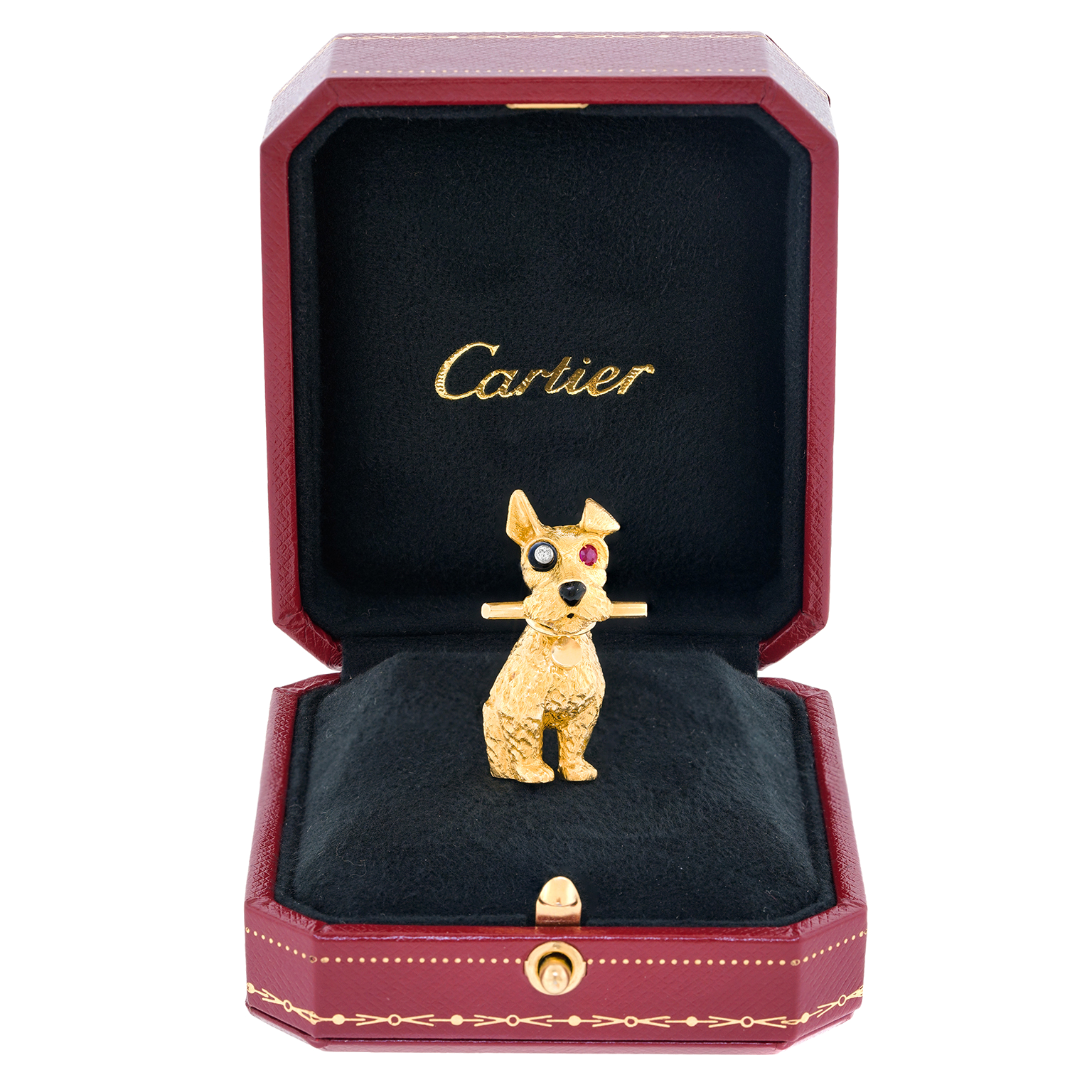 26120 - Cartier Whimsical Dog Brooch