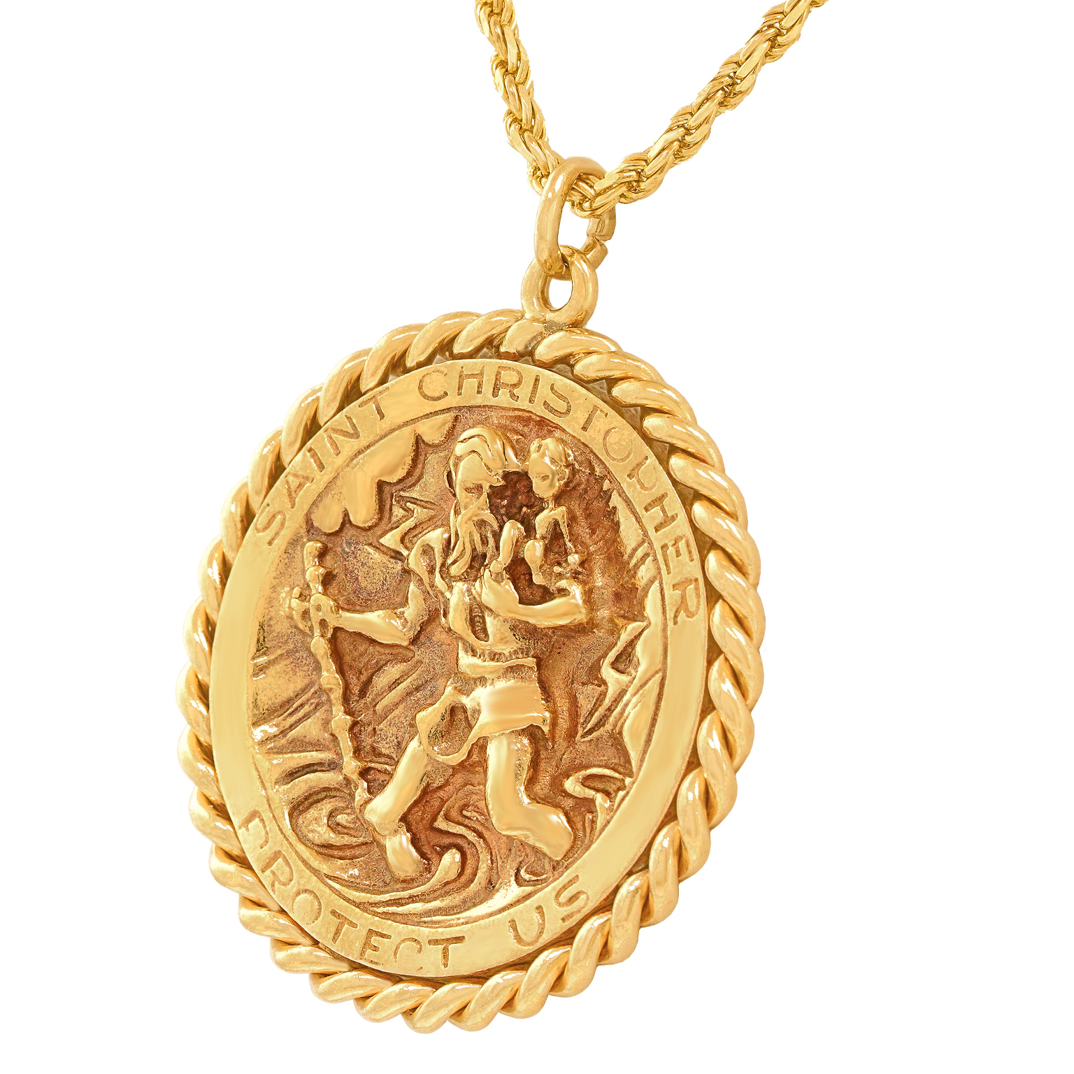 26226 - Tiffany & Co. New York St. Christopher Pendant 26226 - Tiffany & Co. New York St. Christopher Pendant