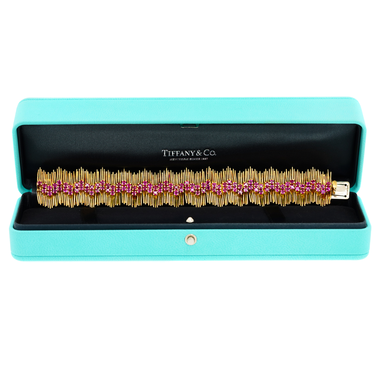 27263 - Spectacular Sixties Tiffany & Co. Pink Sapphire Bracelet