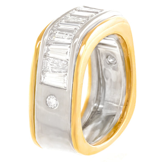 Hyper-Modern Paul Binder Diamond Ring