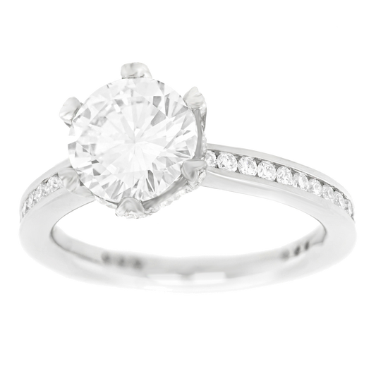 Ritani 1.01ct F VS2 GIA Diamond Engagement Ring