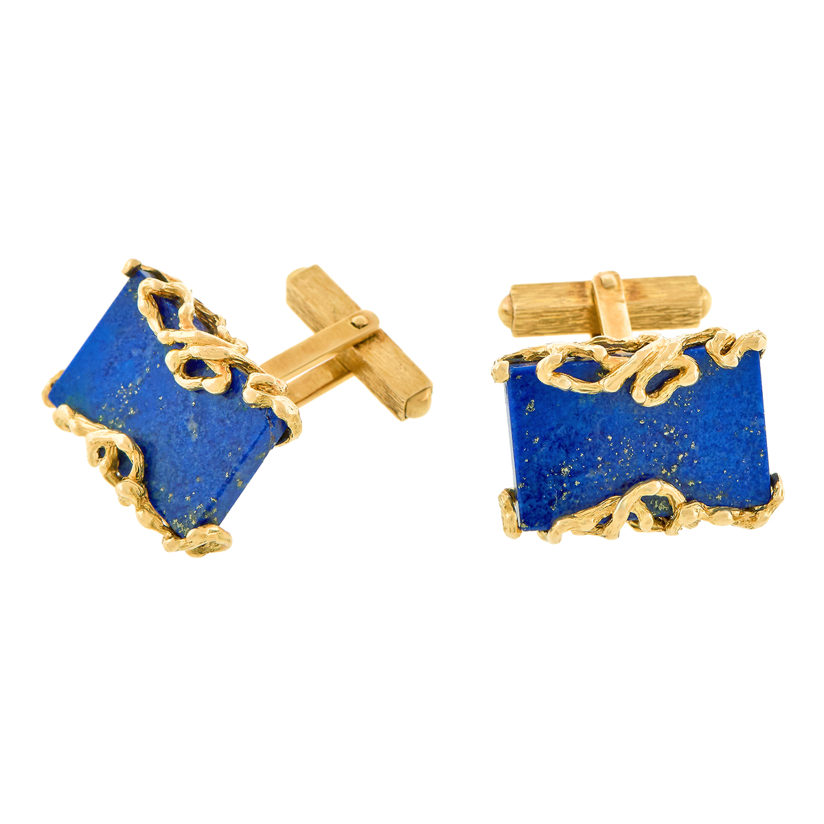 #19248 - Gilbert Albert Lapis Cufflinks 18k