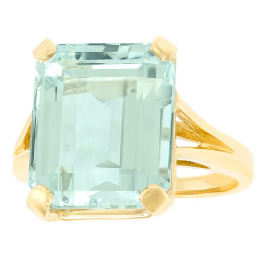 #20445 - Sixties Aquamarine Ring