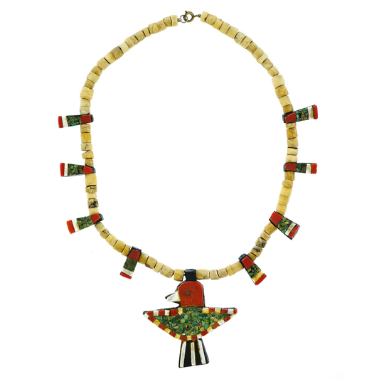 Santo Domingo Pueblo Necklace c1920s