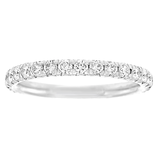 #23684 - Platinum Eternity Band .82cttw Size 5 1/2