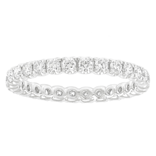 #23722  Platinum Eternity Band .79cttw Size 6