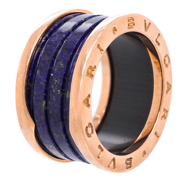 BVLGARI ブルガリ B.zero1 Ring Lapis lazuli Bvlgari B.Zero1 Lapis Lazuli - 100% Original