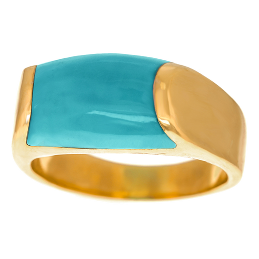 Bvlgari Tronchetto Turquoise Ring