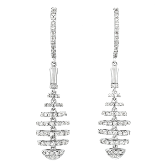 Flirty Nineties Diamond-set Earrings